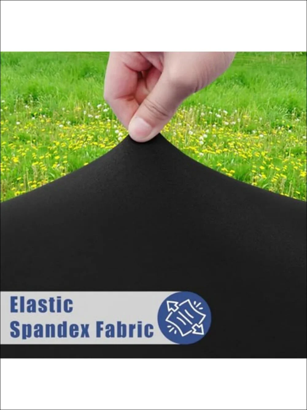 6 Pack Rectangle Spandex Fitted Tablecloth 6FT Elastic Waterproof